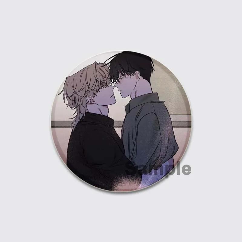 32/44/58mm BL Anime Low Tide In Twilight Badge Cartoon Brooches On Backpack Clothes Handmade Round Enamel Pins for Jewelry Gift Accessory