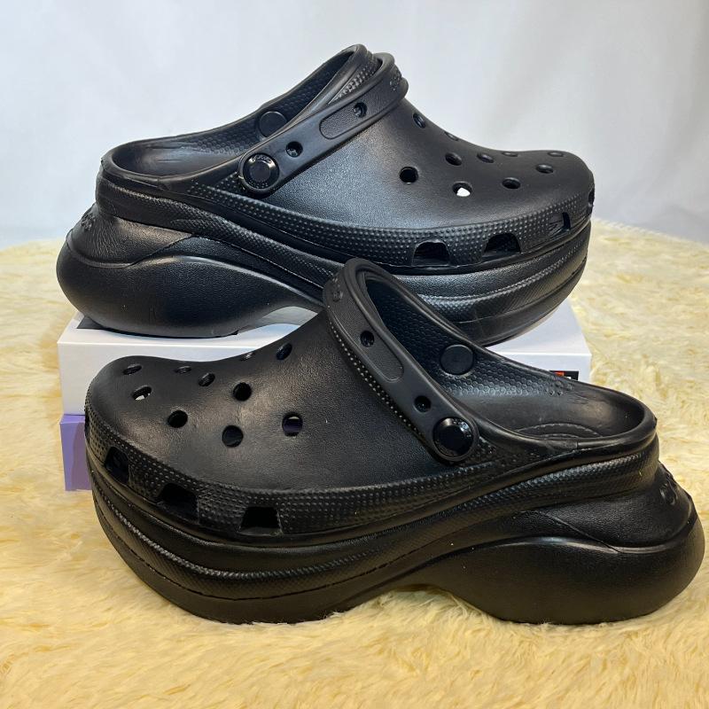 Сандалии на платформе, женские летние сабо на толстой подошве из ЭВА, садовые туфли, женские удобные нескользящие пляжные сандалии