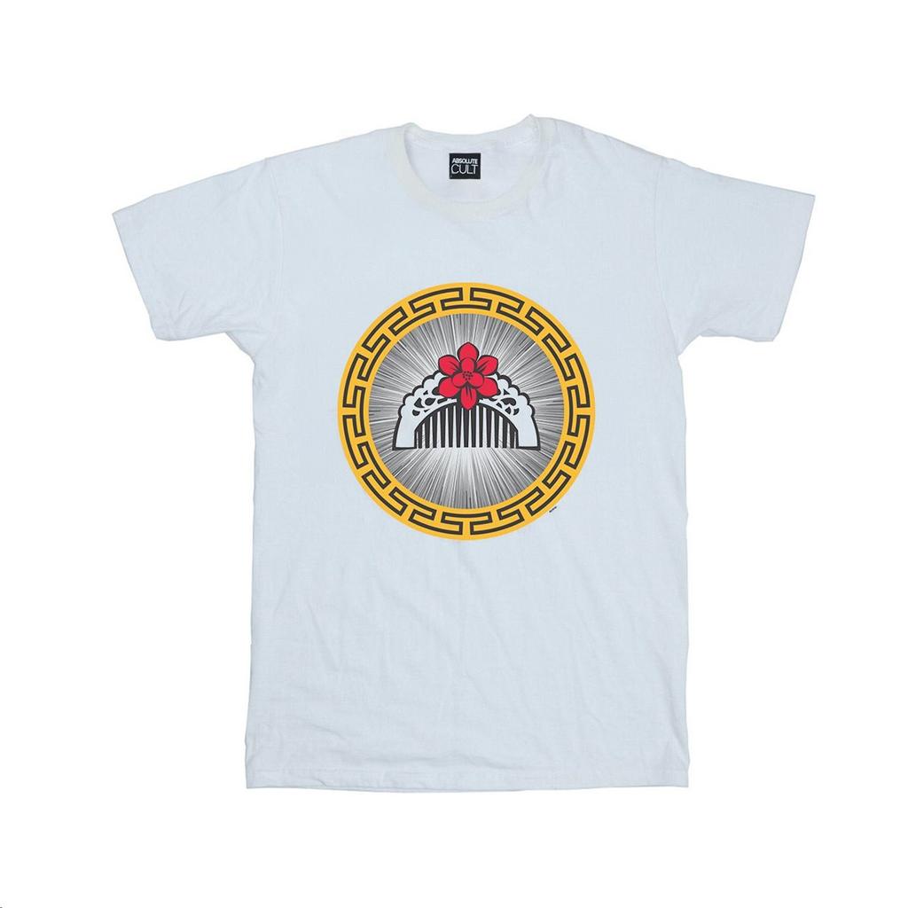 Disney Mens Mulan Movie Flower Comb T-Shirt