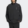 Adidas Wuji Series Solid Color High Collar Zip-Up Long Sleeve Jacket With Vest Men Outerwear Black HY5852
