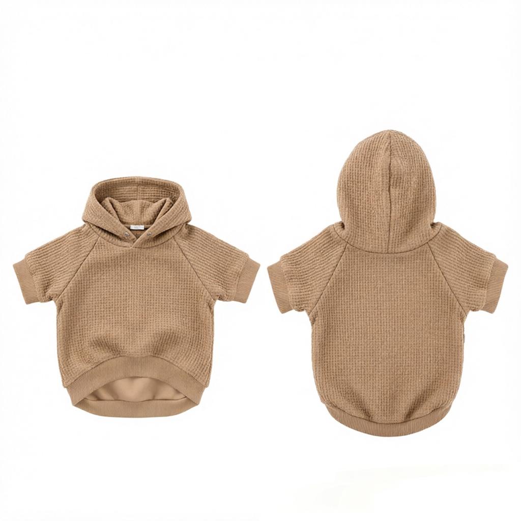 Custom Printed Knit Pet Hoodie for Dogs and Cats, Multicolor