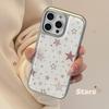 Ins Чехол для телефона в горошек, клетку, со звездой для iPhone 14, iPhone 15 и iPhone 16 Pro Max
