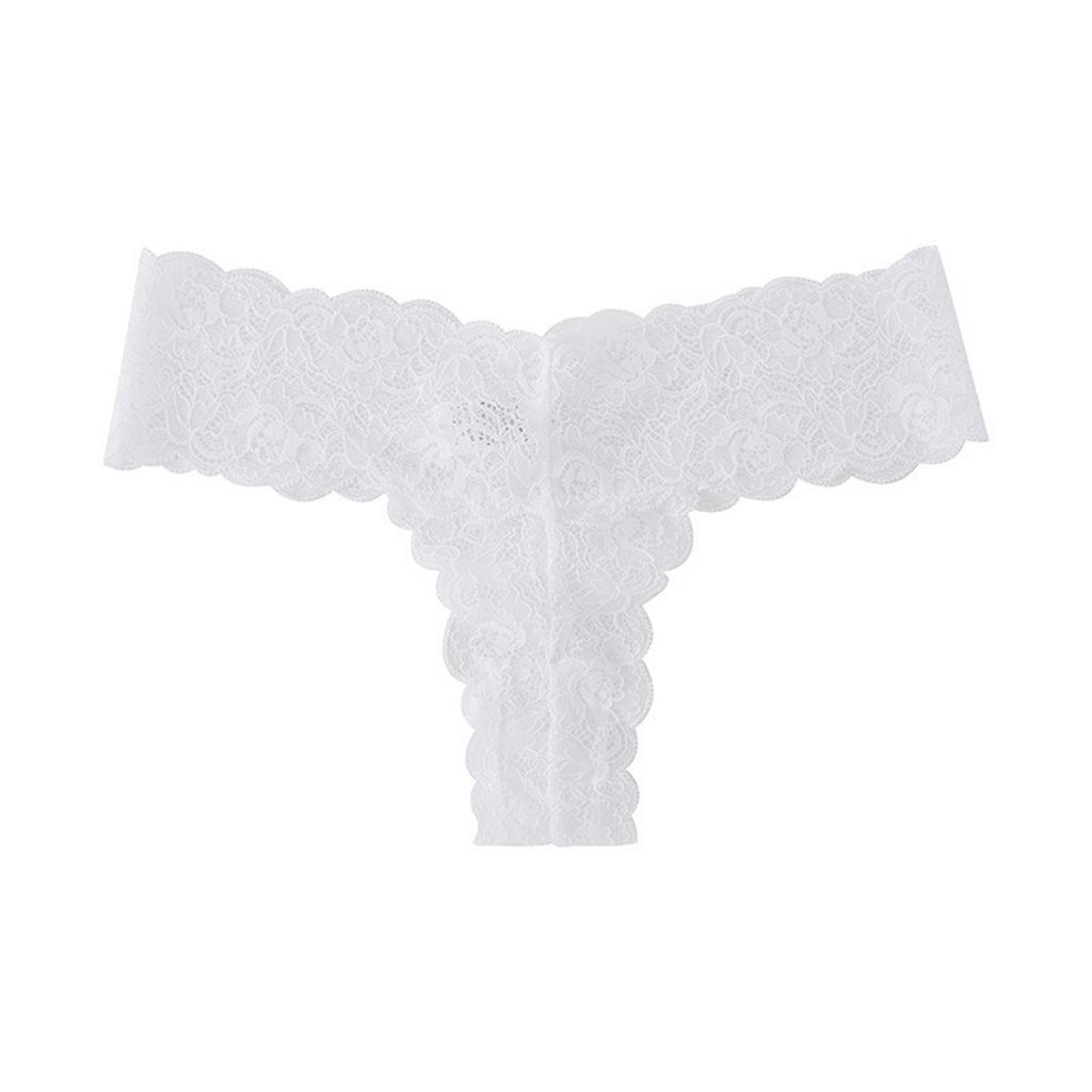 Ladies' Lace Thong Hollow Out Breathable Comfortable Seamless Underwear