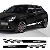 Виниловые наклейки на боковые юбки автомобиля для Alfa Romeo Giulietta, гоночные спортивные графические наклейки, автомобильные декали, аксессуары для тюнинга автомобилей SUV