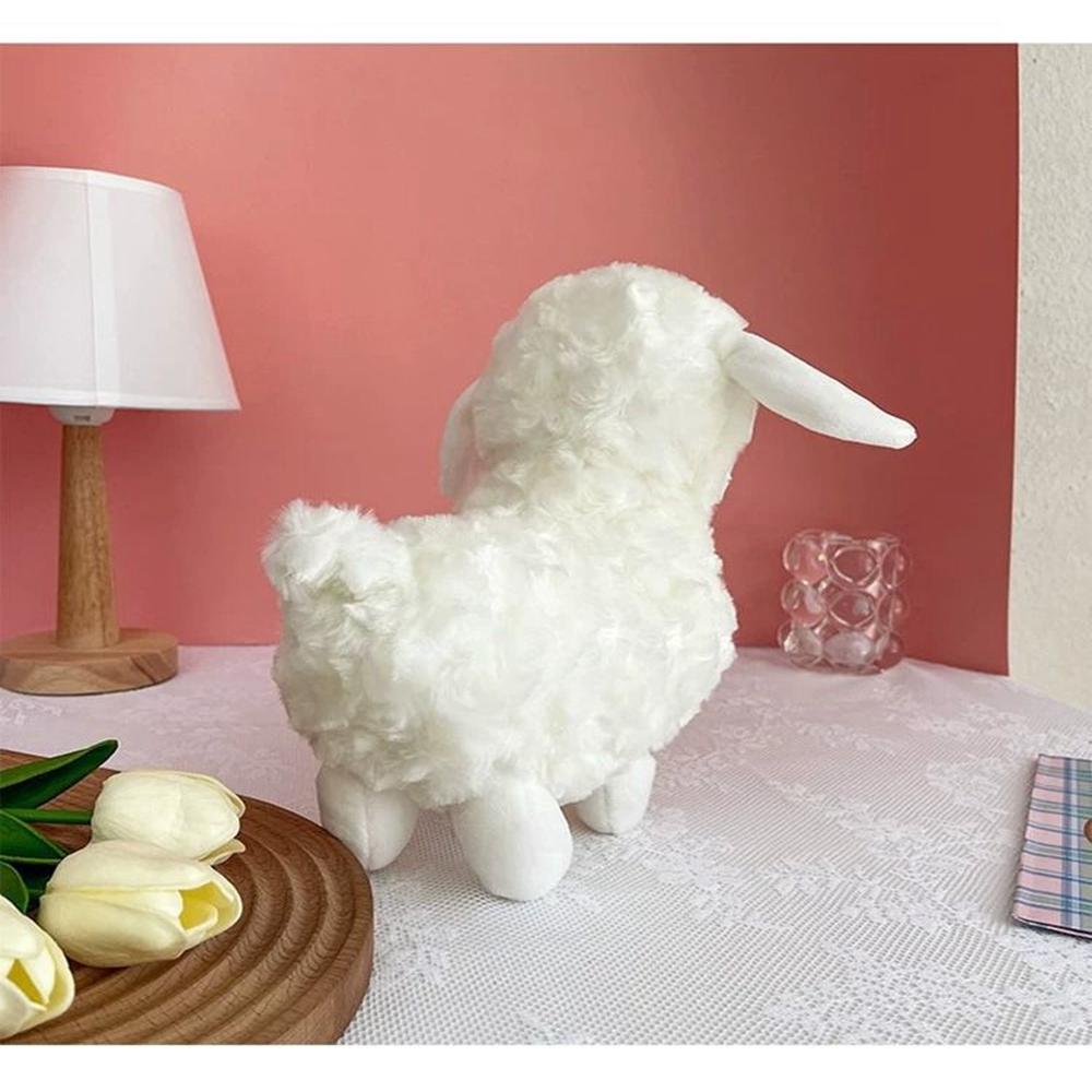 26CM BIG Pineapple Alpaca Sleeping Pillow Doll Stuffed Kawaii White Ram Doll Festival Gifts For Child Birthday Christmas Present