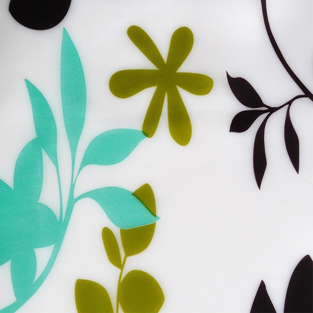 Shower curtain with hooks, waterproof, 180x180 cm