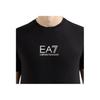 Emporio Armani Мужская футболка EA7 с принтом золотого логотипа, однотонная, с круглым вырезом, коротким рукавом, топ черный 7M000301-AF13739-UC001
