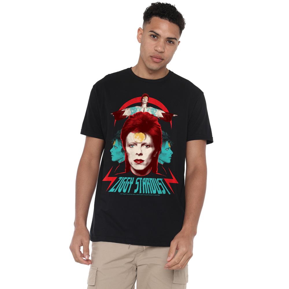 David Bowie Мужская футболка Ziggy Heads