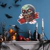 Halloween Horror Skull Head Bedroom Living Room Entrance Hall Atmosphere Decoration Wall Stickers