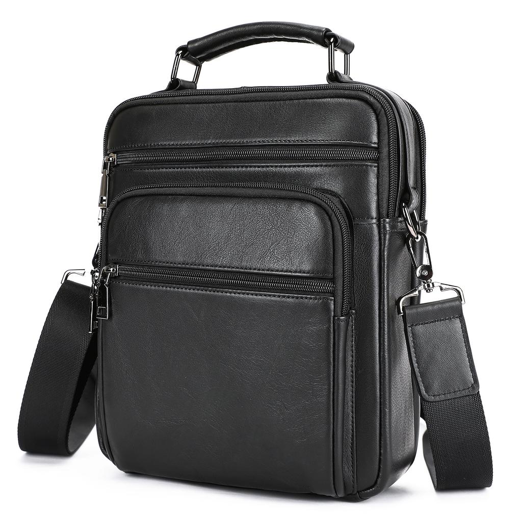 A Genuine Leather Men's Multi-functional Business Crossbody Bag Is A Versatile and High-end Small Crossbody Bag