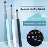 Телескопическая металлическая указка для обучения Универсальный стилус для сенсорного экрана Высокая чувствительность Портативная стилус-ручка с фетровым наконечником для онлайн-занятий Белая доска Большой экран