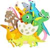 Momsboard Felt Plell Magnet Dinosaur, 1, 9 Pieces, Korea Best Toddler Puzzle