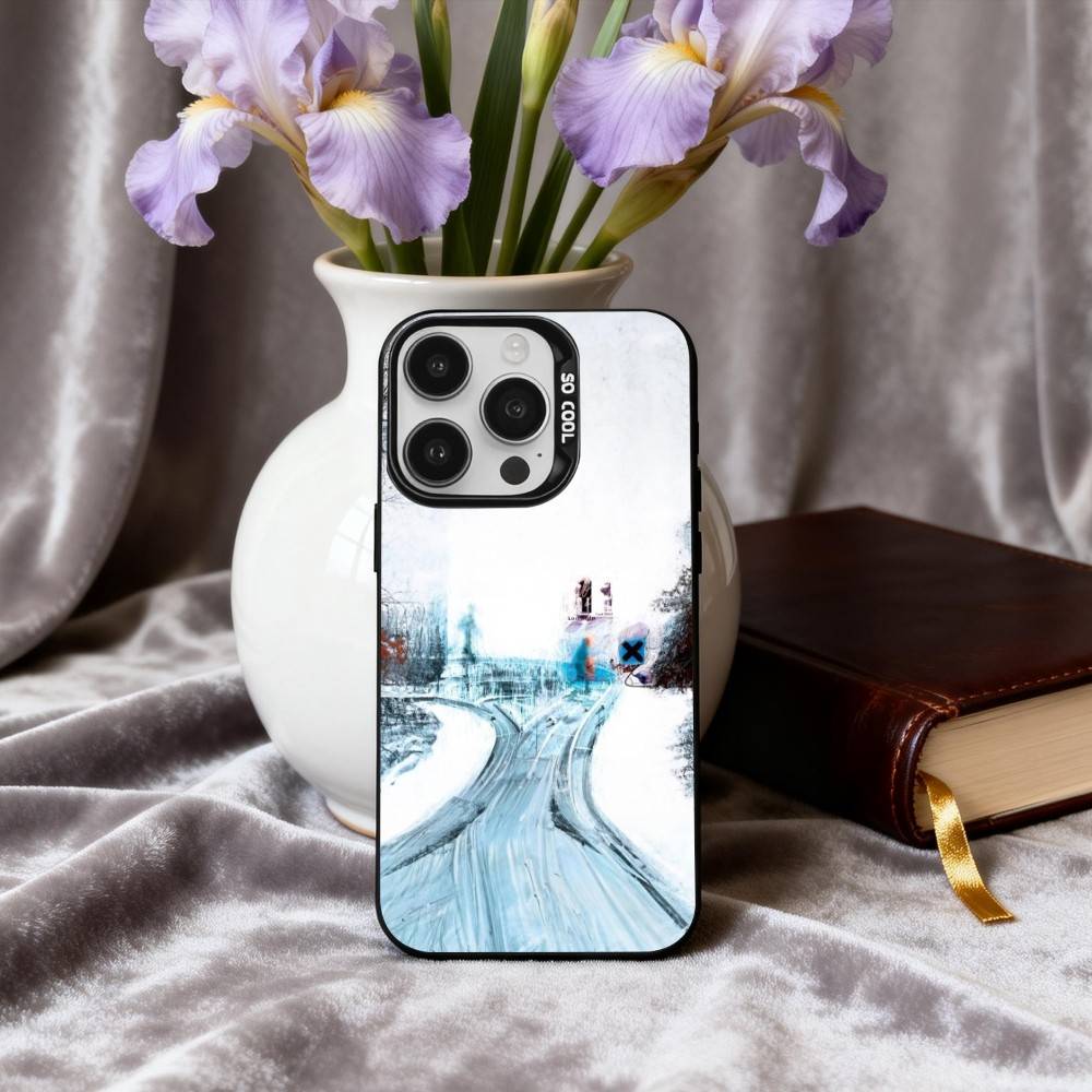 Альтернативный чехол для телефона R-Radiohead -D Band для iPhone 17, 16, 15, 14, 13, 12, 11 Plus, Pro Max Черный Конфетный серебристый чехол для телефона