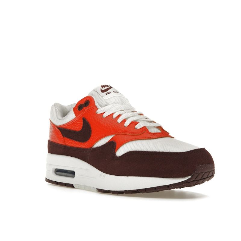 Nike Air Max 1 бордовые кроссовки Crush мужские красные саммит-белые пикантно-красные FN6952-102