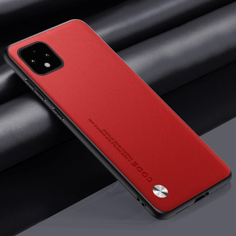 Роскошный чехол из искусственной кожи для Google Pixel 4 XL, матовая задняя крышка, силиконовый защитный чехол для телефона Google Pixel 4 4XL Pixel4 Coque