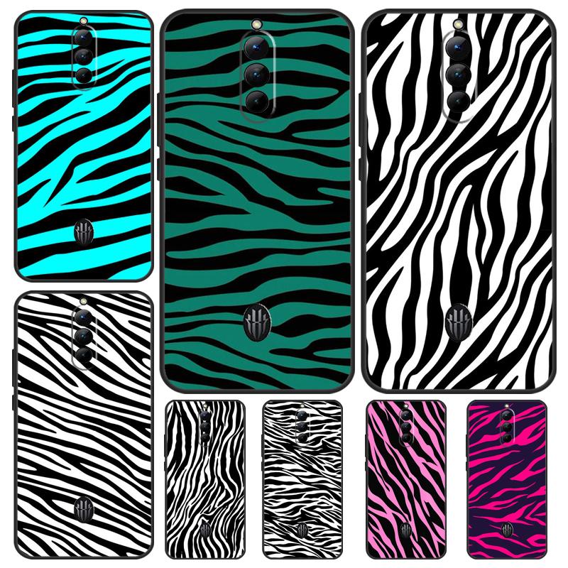Чехол с принтом «Полосы зебры» для Nubia Red Magic 8 8S Pro Plus 6 7 8 Pro 6S 7S Pro 6R 5S 5G Мягкая защита Capa