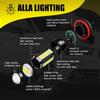 2 PCS 9006 Car LED Fog Light Bulbs, 6500K White Super Bright Anti-fog Lights, 12V Plug and Play 1500 Lumen Power LED Bulbs, Universal for Car, Truck,