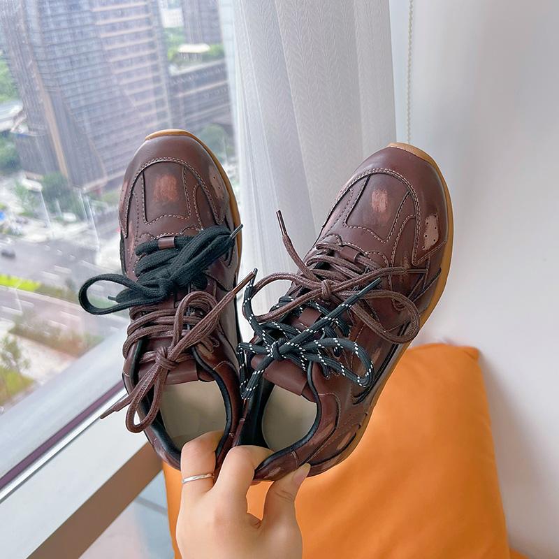 Retro Women's German Training Shoes Flat Sports Shoes Women's Non-slip Running Casual Women's Shoes