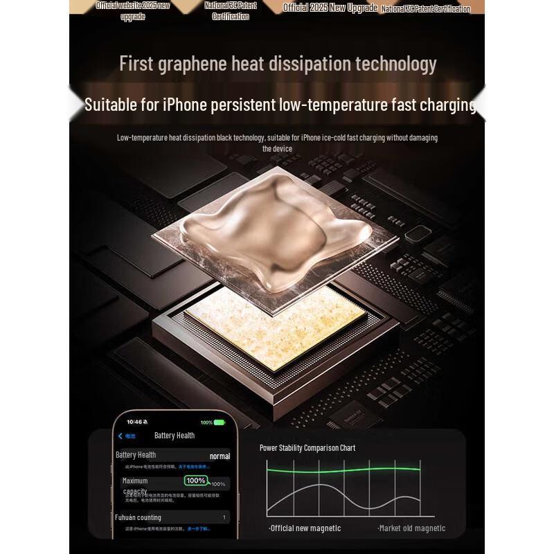 Магнитный беспроводной power bank HANDUNYOU 5000 мАч