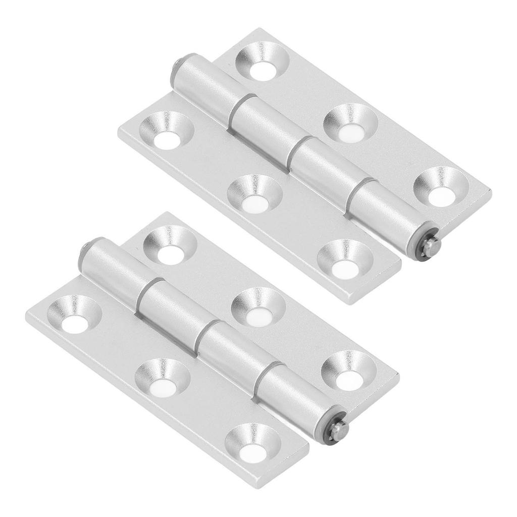 2 шт. Плоская петля Складной алюминиевый профиль Смоляная втулка Оси Квадратная дверная фурнитура