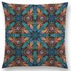 Бохо Красочные Цветы Абстрактный Этнический Цветочный Чехол для Подушки Мандалы Дизайн Узора Винтажный Пэчворк Ретро Наволочка