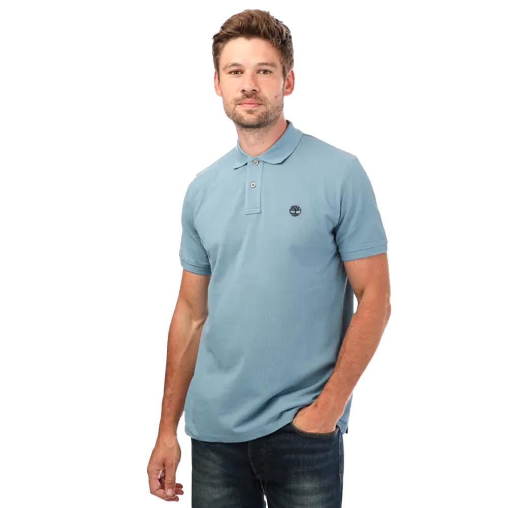 Timberland Mens Pique Short-Sleeved Polo Shirt