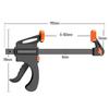 4 Inch Woodworking Work Bar Clamp Clip Kit Quick Ratchet Release Speed Squeeze WoodWorking DIY Carpentry Gadget Hand Tools