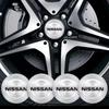 4Pcs 56MM Car Tyre Wheel Center Hub Cap Badge Sticker Accessories For Nissan Qashqai Juke SentraPulsar Altima Patrol Micra Rogu CTVWZ1