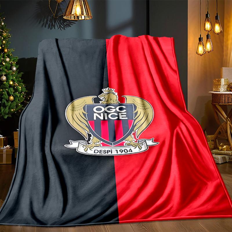 Ogc Nice Crest Artwork Blanket Lightweight Ideal Bedding Blanket Perfect for Travel, Camping, Living Rooms, Offices, Sofas, Fan Christmas gift