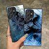 Зимний чехол для телефона с рисунком снежинки для Samsung Galaxy S26 S25 S24 S23 S22 S21 S20 Note20 Plus FE Ultra Стеклянная цветная крышка