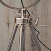 Industrial Tripod Floor Lamp  Chrome Spotlight Movie Studio Light Retro Adjustable Lamp