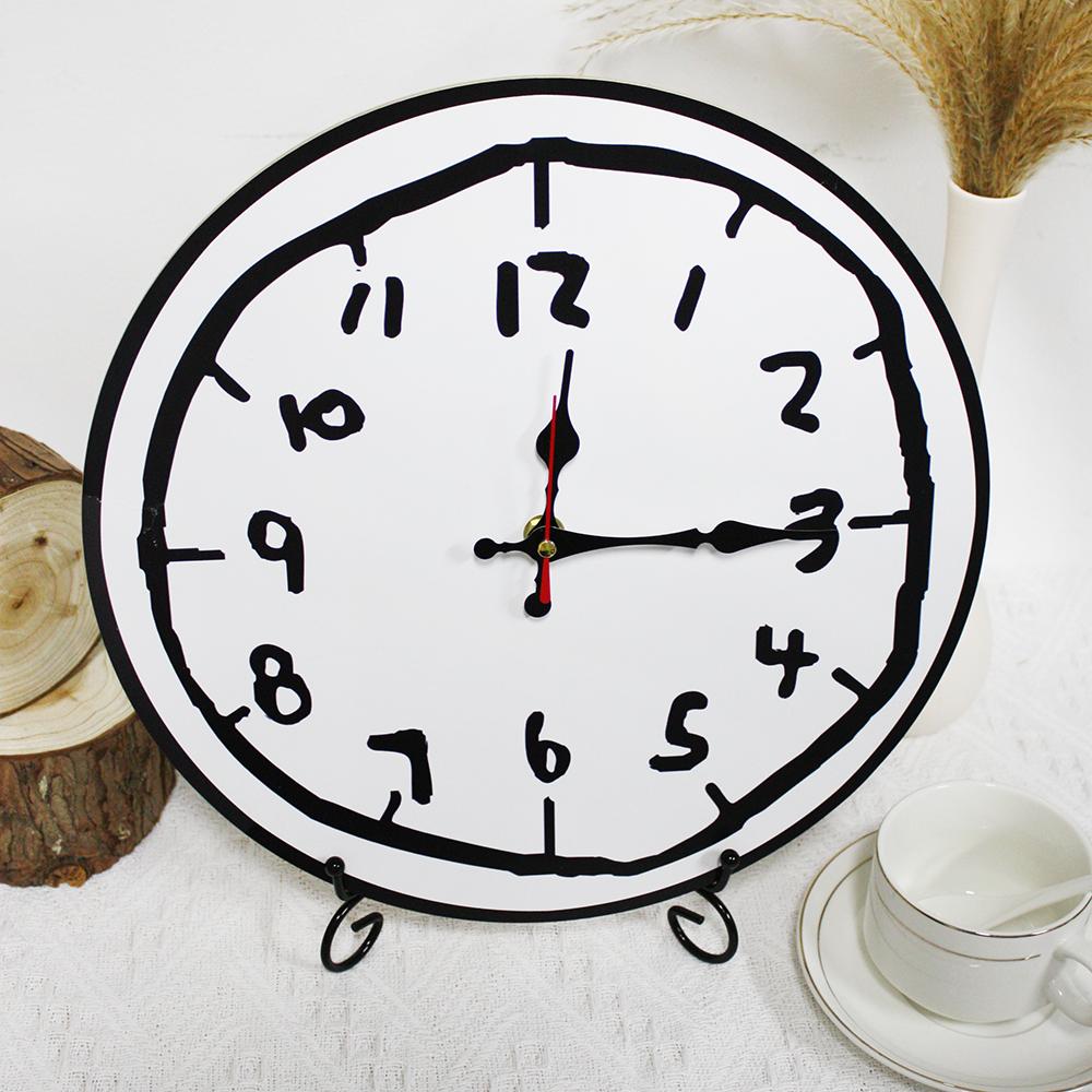 12-дюймовые простые бесшумные нетикающие настенные часы в скандинавском стиле для гостиной, кухни, ванной комнаты, спальни, кофейни, декоративные часы