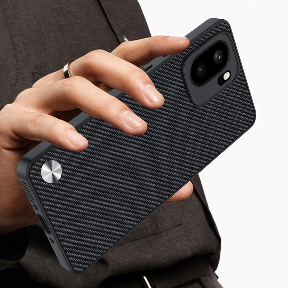 Для Oneplus Ace 6 Ace6 Чехол Обложка Текстура волокна PU кожа Жесткий пластик Полная защита Телефон Capa Funda