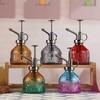 Retro European Carved Glass Spray Watering Pot for Gardening and Disinfection