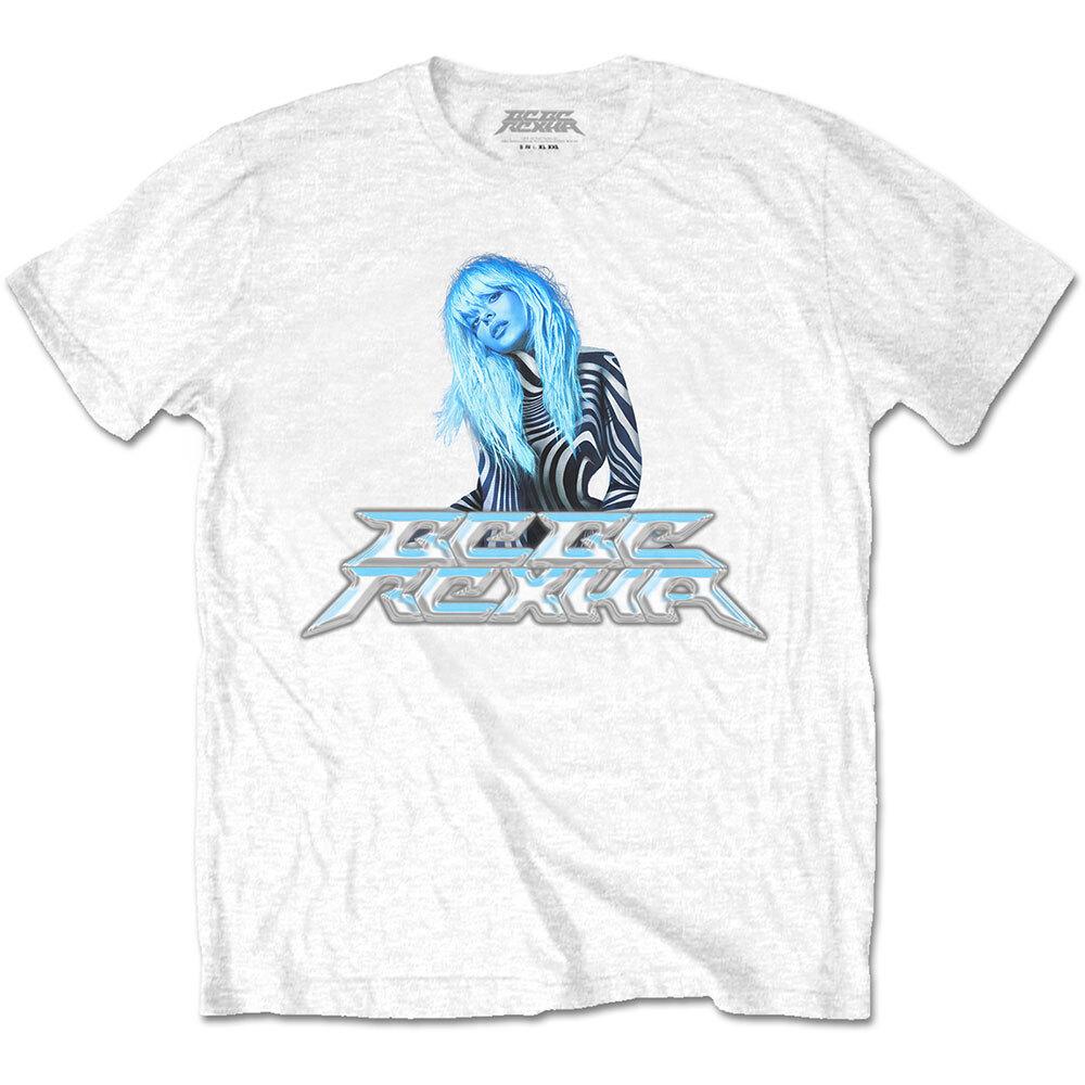 Bebe Rexha T Shirt Silver Logo Official Mens White M