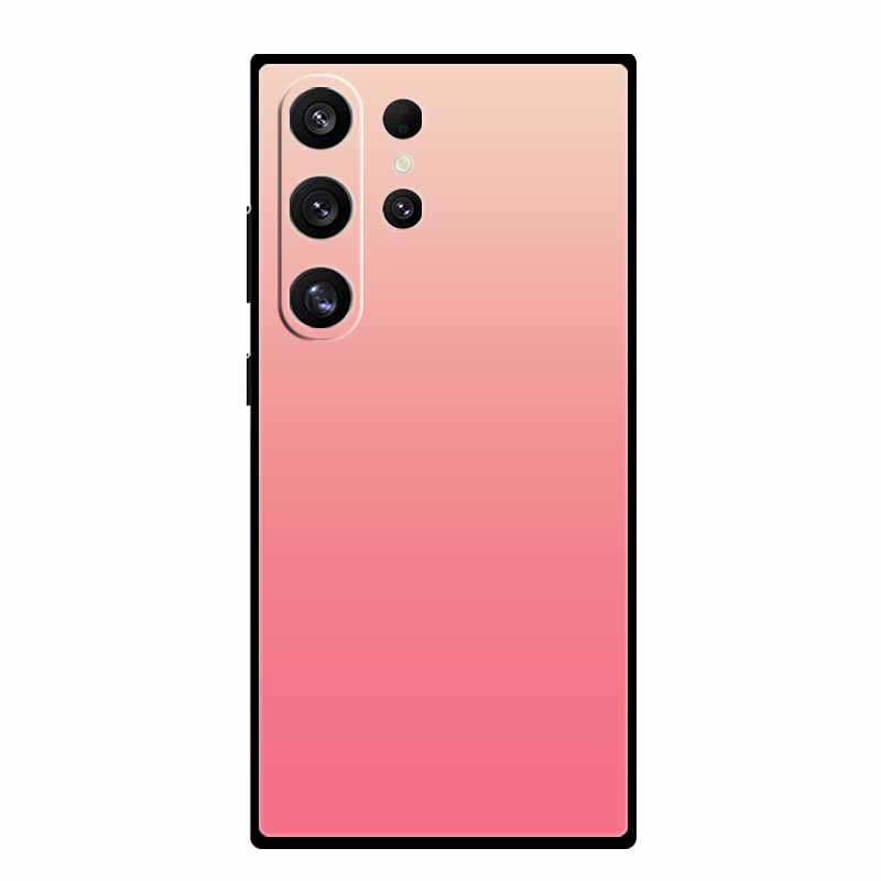 Красный Черный Чехол Для Телефона Samsung S26 S25 S24 Pro Чехол S23 FE S22 Plus Ultra Защитный Бампер Galaxy S 25 Edge 26 24 23 22 Funda