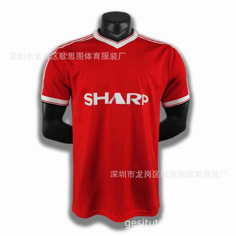Retro Football Jersey Men Premier League Team Home Away Fan Player Version Sports Training