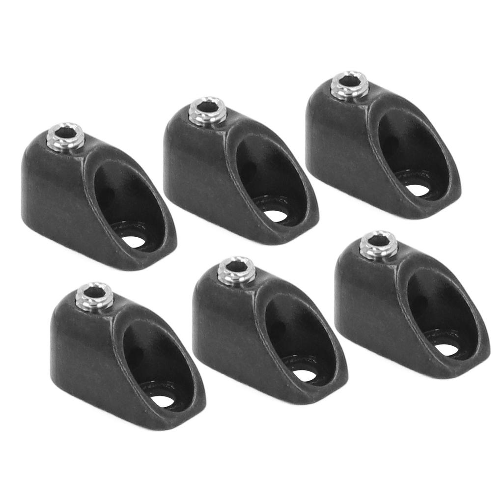 Электрогитара без головки, стопорный порожек из цинкового сплава, сменный для 6-струнной гитары, раздельного типа, черный