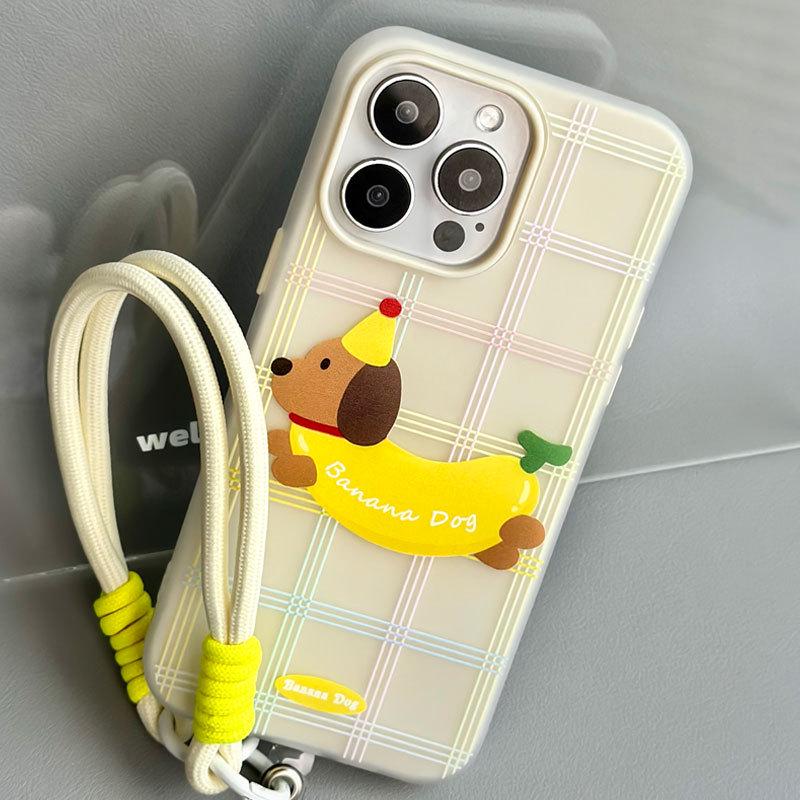 Чехол Zhitai Jelly Skin для iPhone 12, 13, 14 Pro Max, 15 Pro с ремешком на руку