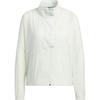 Neo Solid Color Zip-Up Long Sleeve Stand Collar Jacket Women Jacket Off-White HN2385
