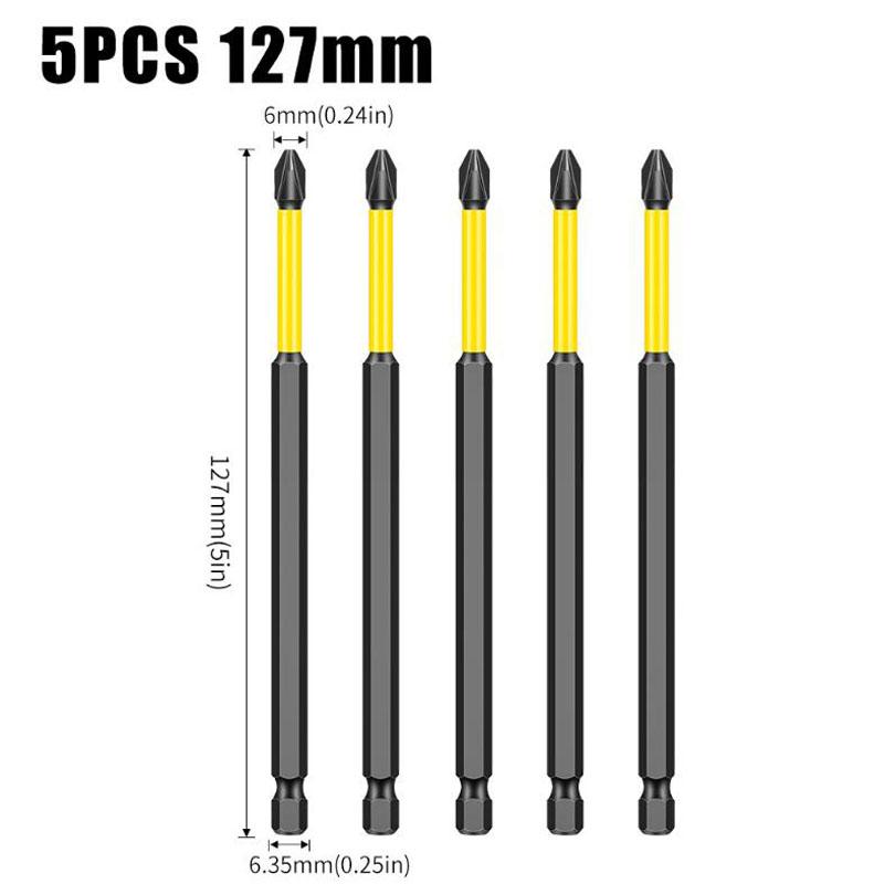 S2 Крестовая магнитная головка бита электрическая дрель электрическая отвертка головка бита высокая твердость нескользящая крестовая головка бита инструменты