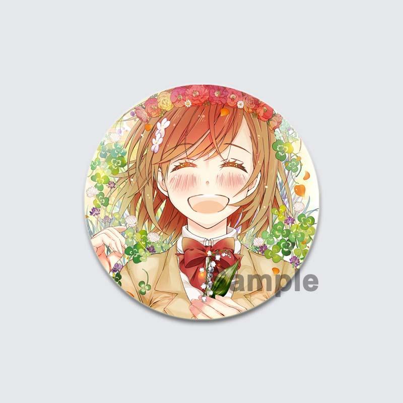 32/44/58 мм A Certain Scientific Railgun HD Брошь Значок Аниме Мультяшная Фигурка Мисака Микото/Ваннай Кинухо Круглые Демонстрационные Булавки Ювелирные Изделия Подарки