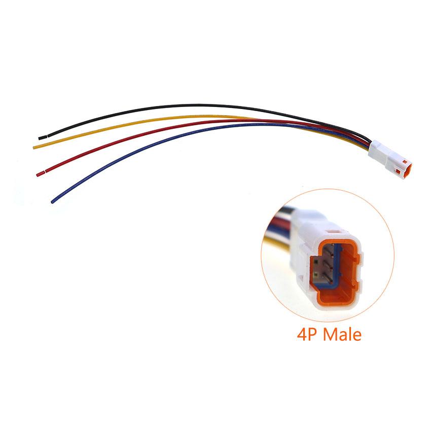 YuXi JST JWPF Automobile Car Waterproof Connector 2/3/4/6/8Pin Male Female Harness Plug Socket With 20cm Wire