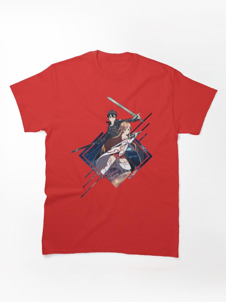 Sword Art Online Kirito?Asuna?S.A.O Classic Unisex T-Shirt