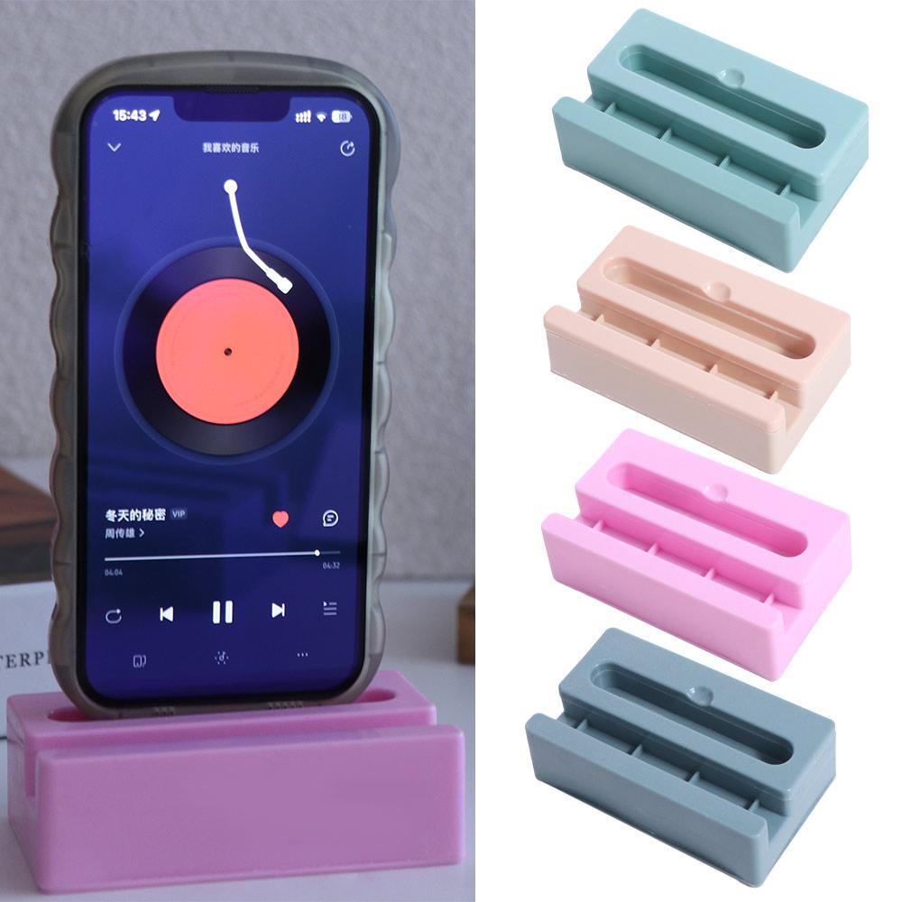 Plastic Cell Phone Stand Vertical Phone Stand Sound Amplifier Mobile Phone Accessories