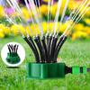 Garden Sprinkler Multi Tips Lawn Sprinkler Head Nozzle 12 Flexible Spray Nozzles 360 Degree Rotating Lawn Sprinkler