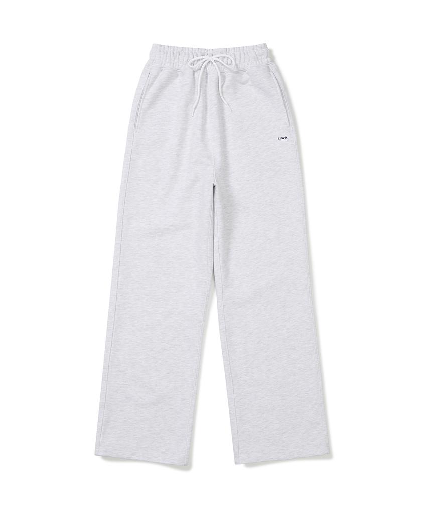 CLOVE [23Ss Clove] New Active Straight Sweat Pants_Women (Light Gray)