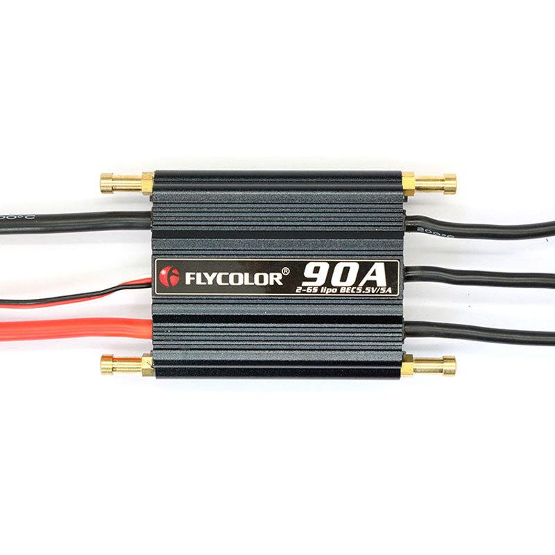 Flycolor Контроллер скорости ESC 150A 120A 90A 70A 50A Бесколлекторный ESC Поддержка 2-6S Lipo BEC 5.5V/5A для RC лодки F21267/71F