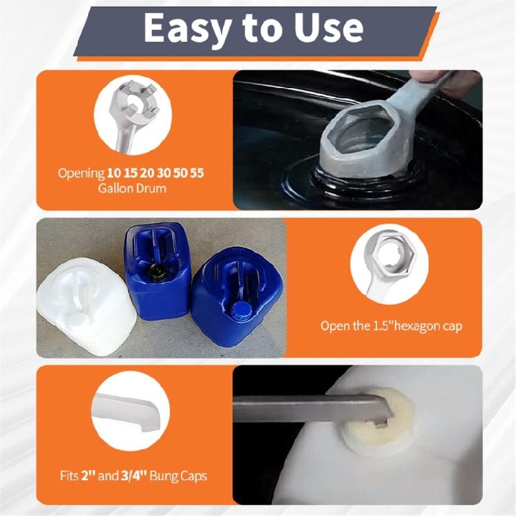 Ключ для бочек Ключ для крышек бочек Алюминиевый для открытия крышки 10 15 20 30 55 галлоновых стандартных пробок