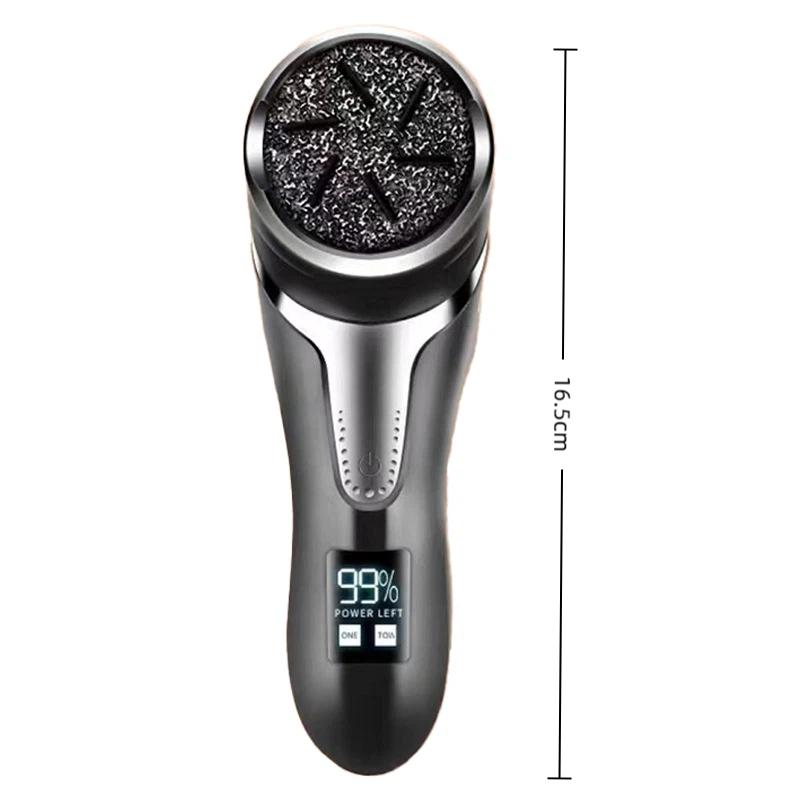 Electric Foot Pedicure Tool Set with Dust Collector LCD Display Safe Dead Skin Remover for Adult Home Foot Care